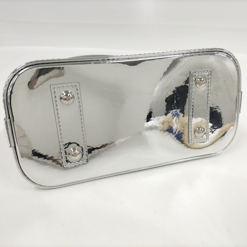 Louis Vuitton LV Ski Alma BB Monogram Miroir Silver M26335 Reflective Metallic Bag