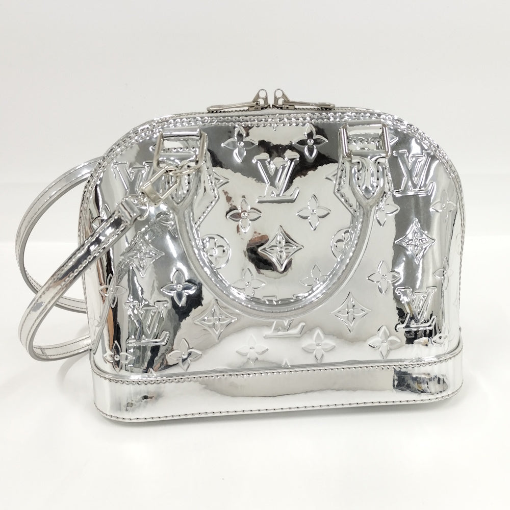 Louis Vuitton LV Ski Alma BB Monogram Miroir Silver M26335 Reflective Metallic Bag