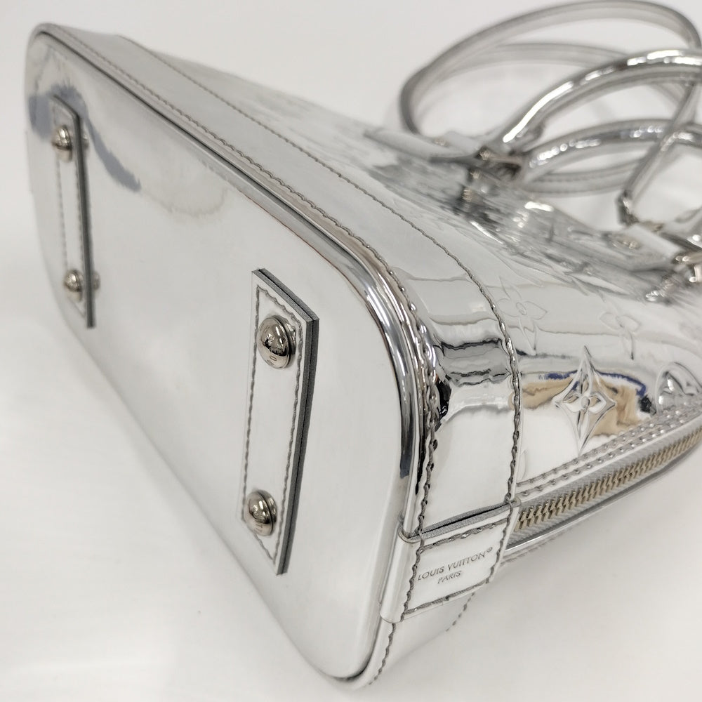 Louis Vuitton LV Ski Alma BB Monogram Miroir Silver M26335 Reflective Metallic Bag