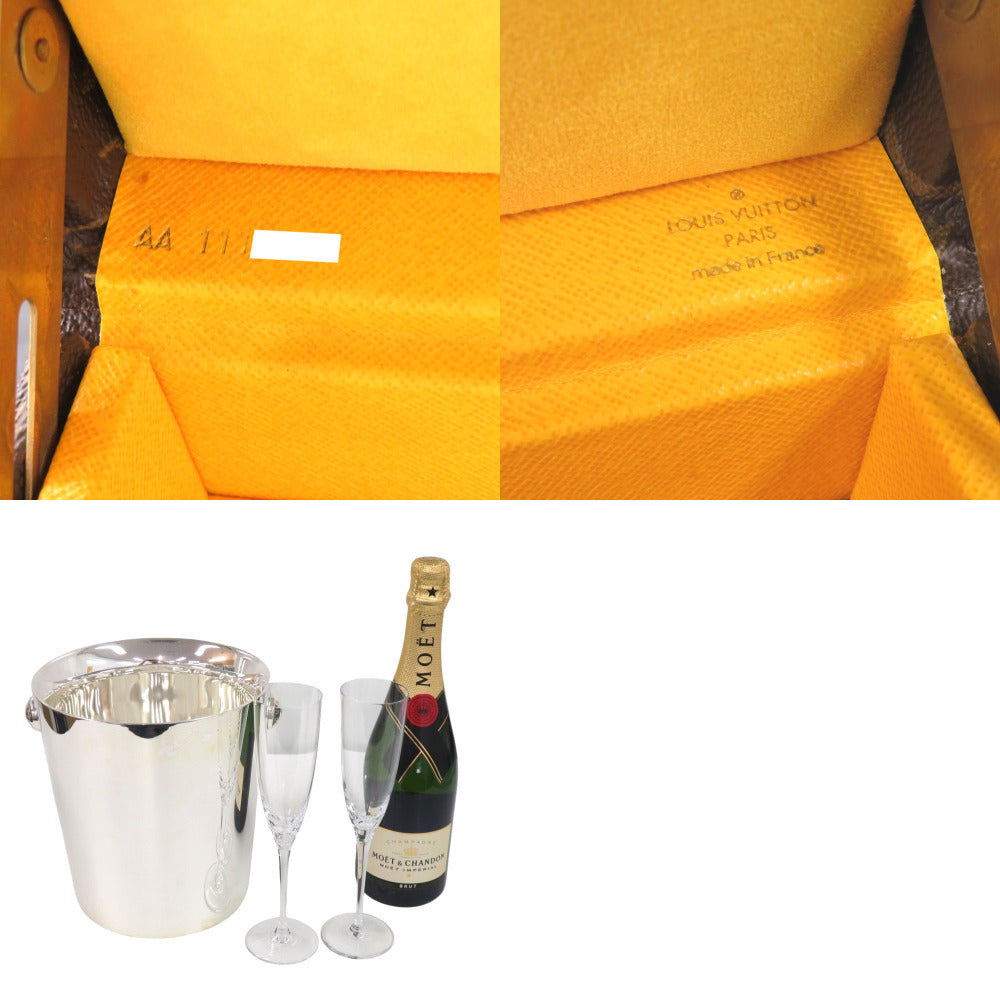 Louis Vuitton M21825 Boite Champagne Monogram Hard-Sided Trunk Case