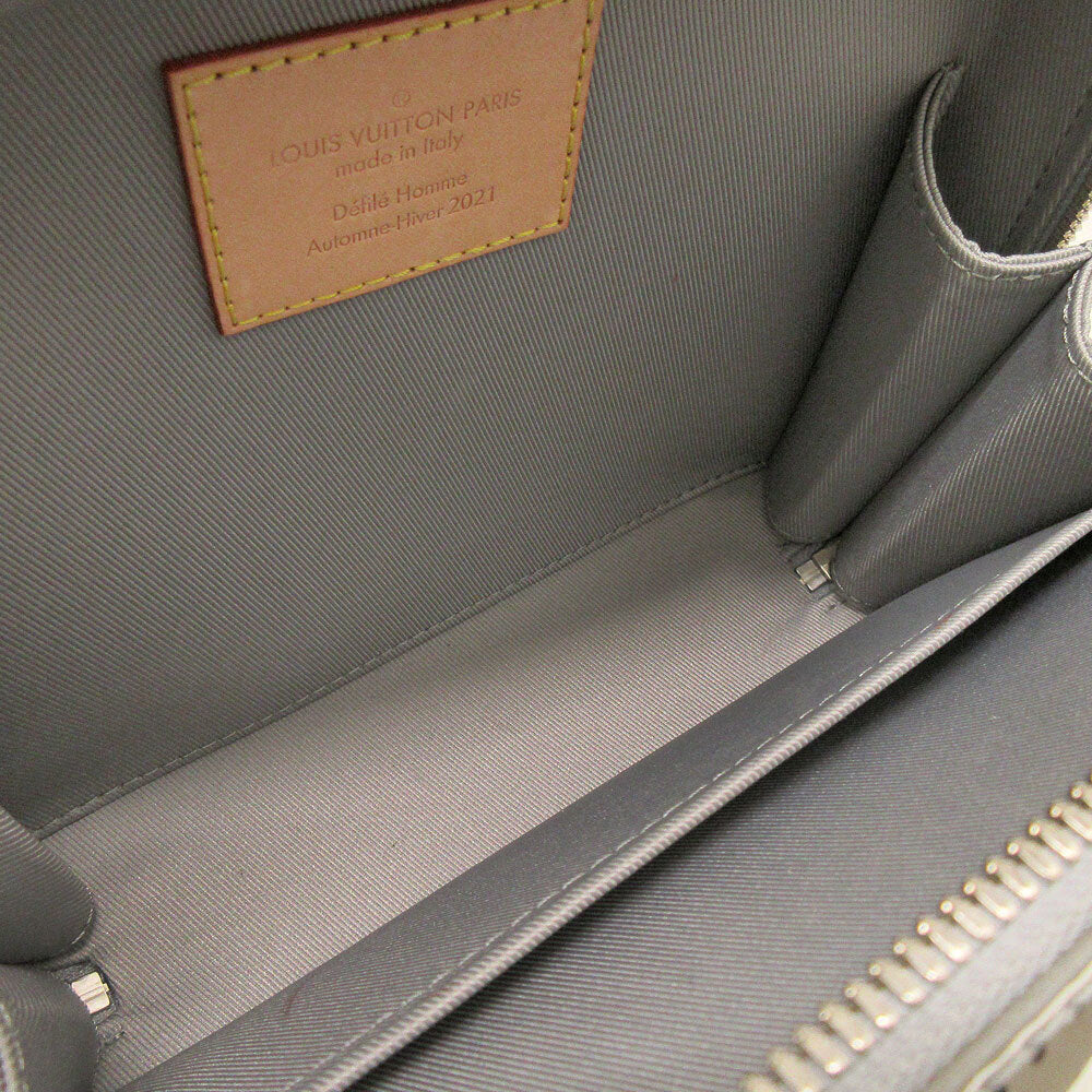 Louis Vuitton Neo PDV Mirror Briefcase M58755 – Silver Monogram Mirror Canvas · Vachetta Handles · Large Men’s Business Bag · RFID Tag · S Rank