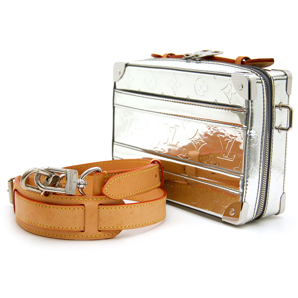 Louis Vuitton Neo PDV Mirror Briefcase M58755 – Silver Monogram Mirror Canvas · Vachetta Handles · Large Men’s Business Bag · RFID Tag · S Rank