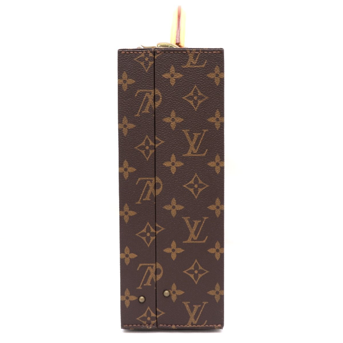 Louis Vuitton Boite Bijoux M47120 Monogram Jewelry Trunk with Deep Red Velvet Interior