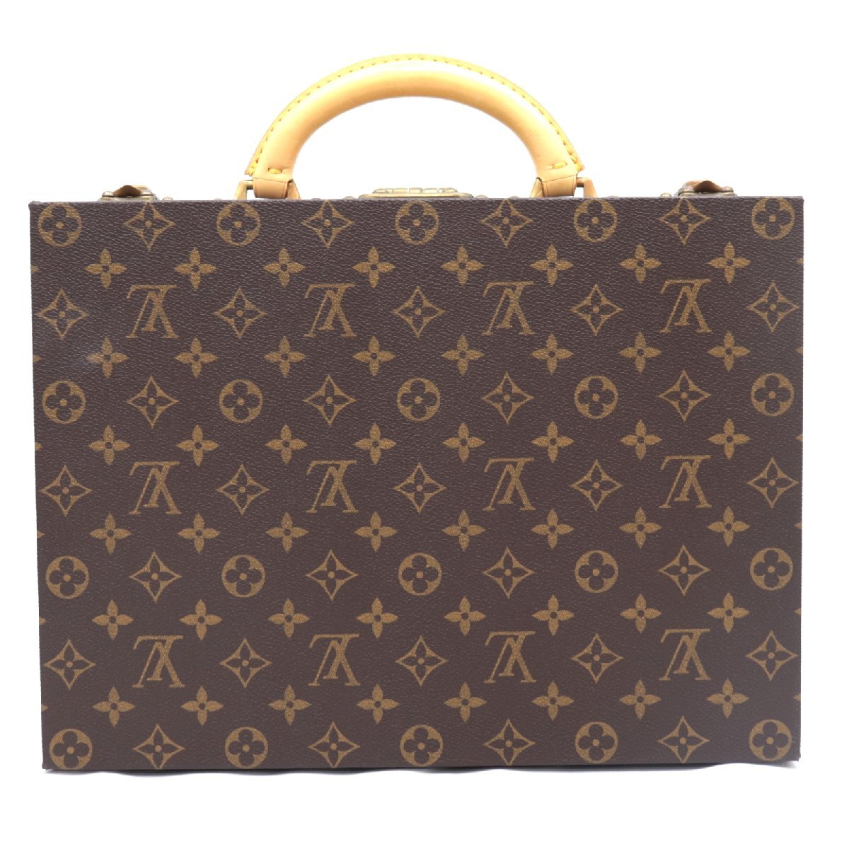 Louis Vuitton Boite Bijoux M47120 Monogram Jewelry Trunk with Deep Red Velvet Interior