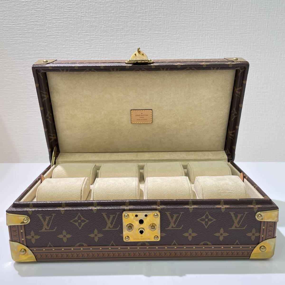 Louis Vuitton M47641 Coffret 8 Montres Monogram Watch Case Trunk