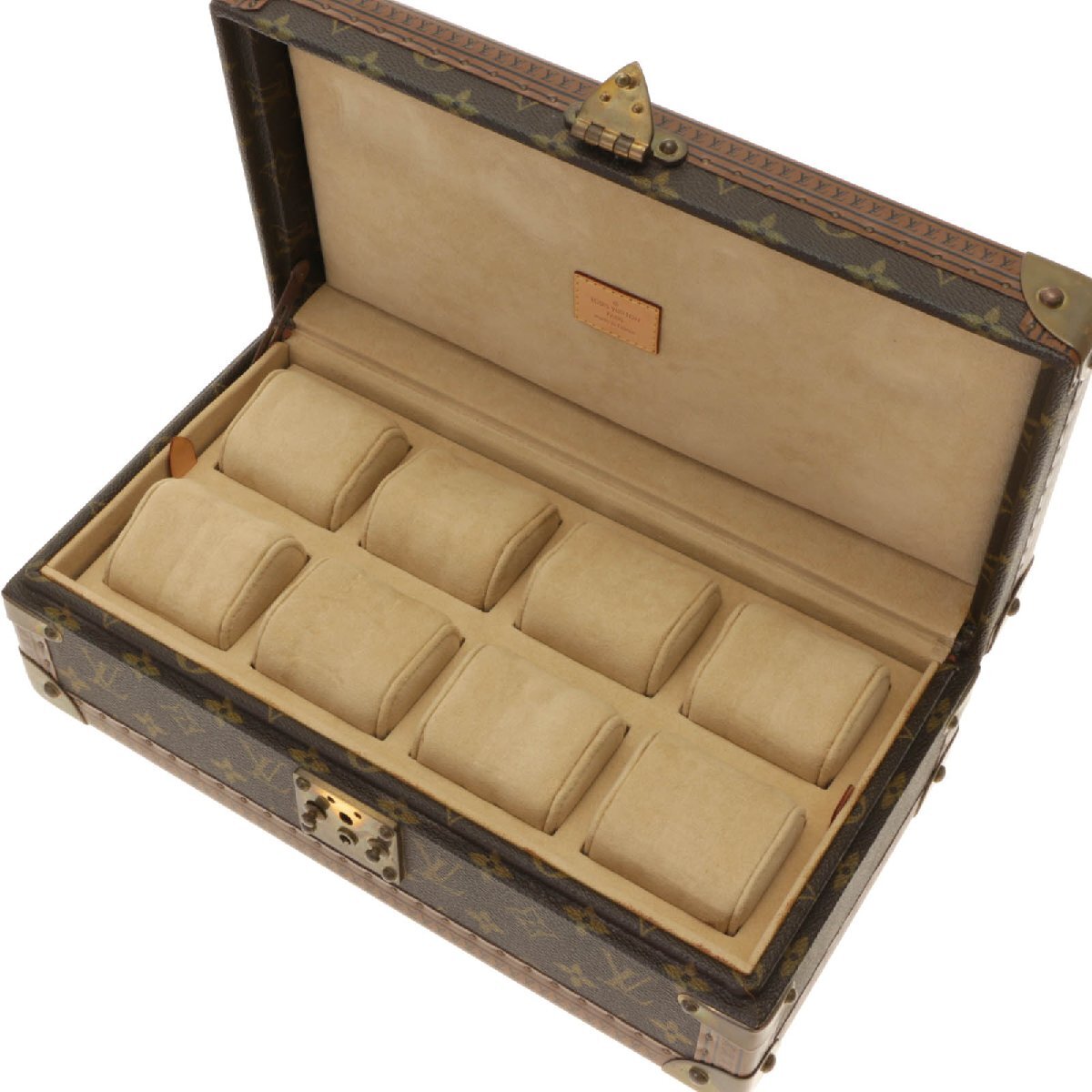 Louis Vuitton M47641 Coffret 8 Montres Monogram Watch Trunk Case 8 Watches