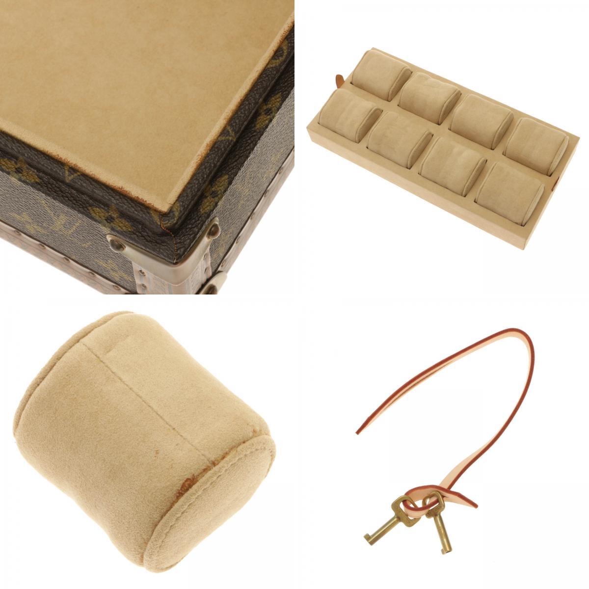 Louis Vuitton M47641 Coffret 8 Montres Monogram Watch Trunk Case 8 Watches