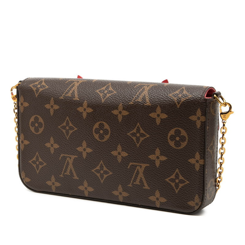 Louis Vuitton M62426 Pochette Félicie Lovely Birds Monogram Chain Shoulder Bag