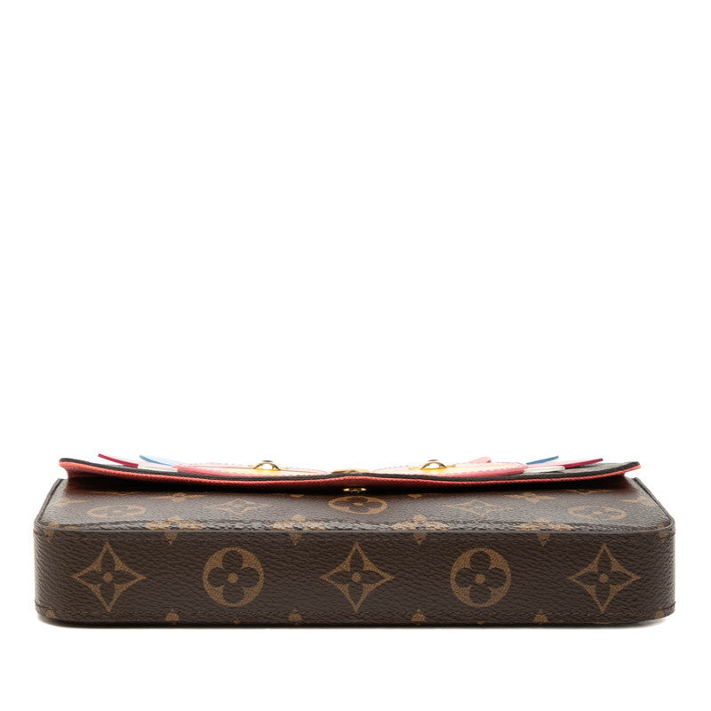 Louis Vuitton M62426 Pochette Félicie Lovely Birds Monogram Chain Shoulder Bag