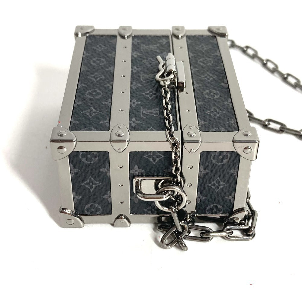Louis Vuitton Earphone Trunk M77167 Monogram Eclipse AirPods Pro Case with Long Chain