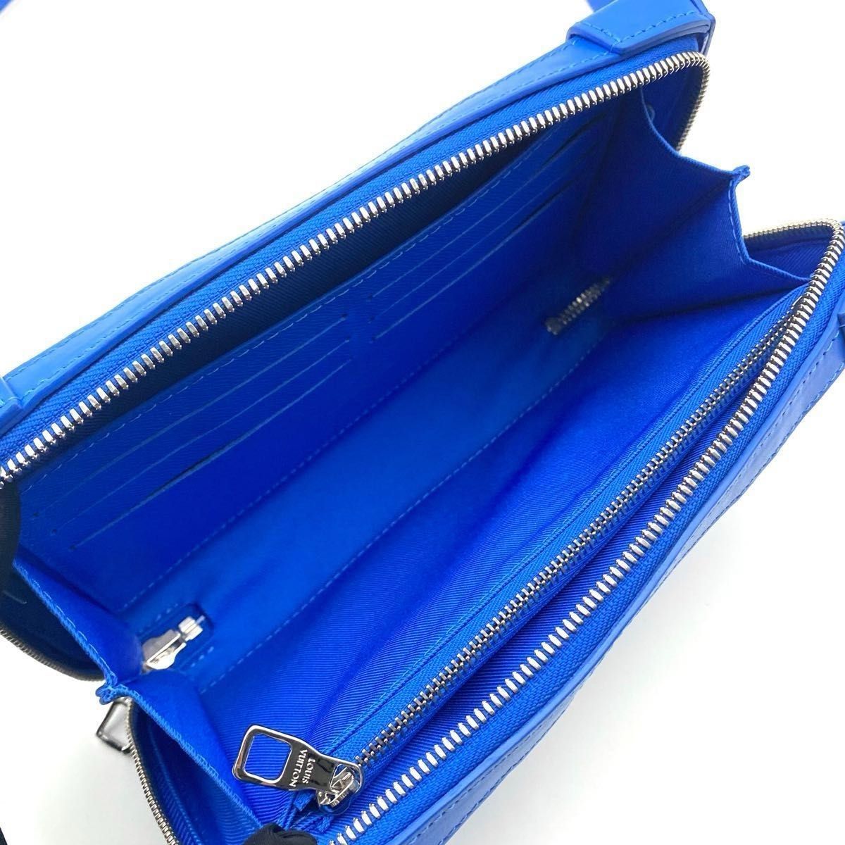 Louis Vuitton Monogram Clouds Soft Trunk Wallet M45432 Blue Virgil Abloh FW20