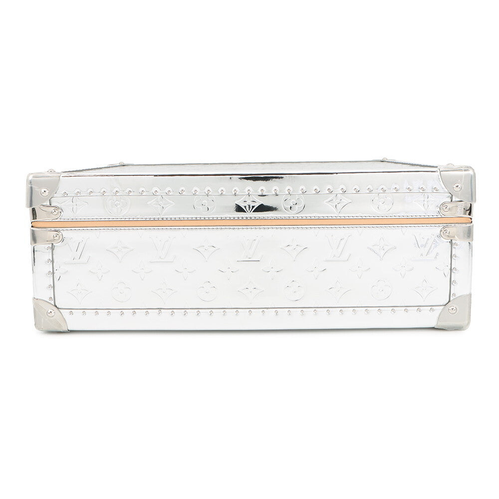 Louis Vuitton Monogram Mirror Courtois 40 M20454 · Silver Hardcase Attaché Case · Unused A-Rank · Full Accessories · 2000s