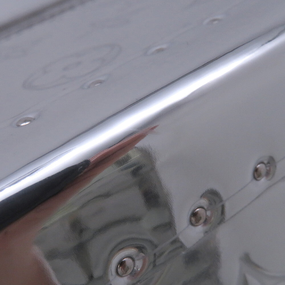 Louis Vuitton Monogram Mirror Courtois 40 M20454 · Silver Hardcase Attaché Case · Unused A-Rank · Full Accessories · 2000s