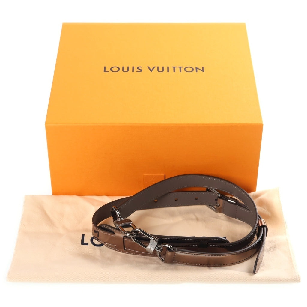 Louis Vuitton Monogram Mirror Keepall Bandoulière 25 M26903 Gunmetal Metallic Bag