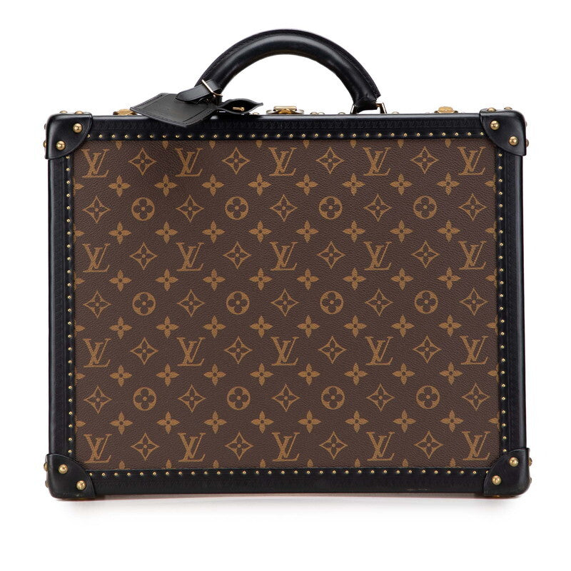 Louis Vuitton Courtois 40 Monogram Reverse Trunk Case M20085 · Classic Hardcase Attaché · Lock Closure · Keys & Dust Bag · Vintage LV Travel