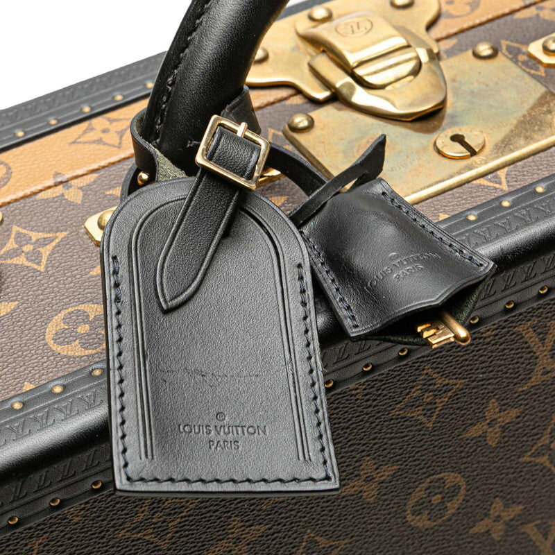 Louis Vuitton Courtois 40 Monogram Reverse Trunk Case M20085 · Classic Hardcase Attaché · Lock Closure · Keys & Dust Bag · Vintage LV Travel