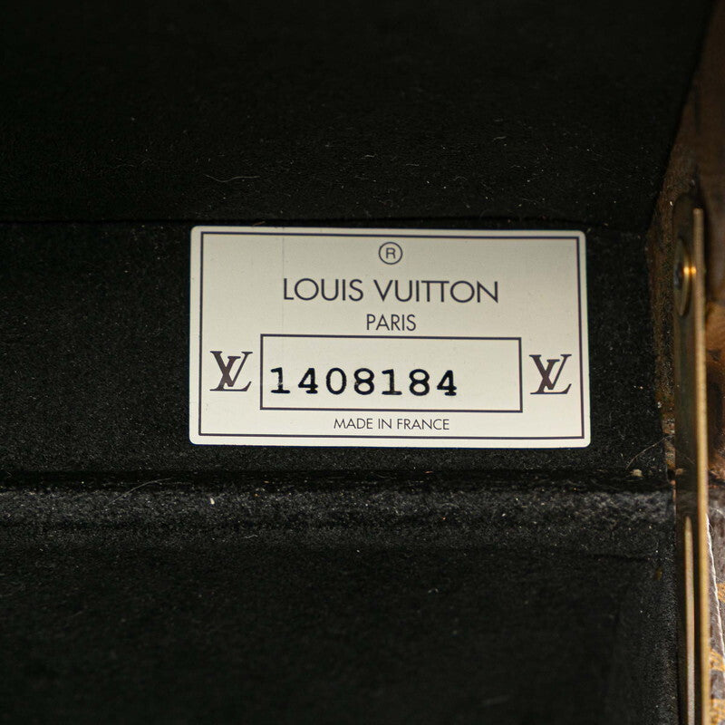 Louis Vuitton Courtois 40 Monogram Reverse Trunk Case M20085 · Classic Hardcase Attaché · Lock Closure · Keys & Dust Bag · Vintage LV Travel