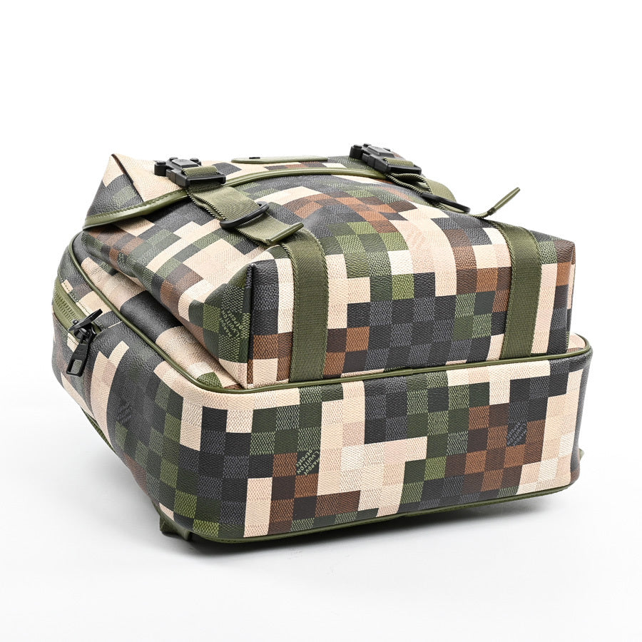 Louis Vuitton Motion Backpack M24445 Damoflage Green Pixel Camouflage LVovers 2024