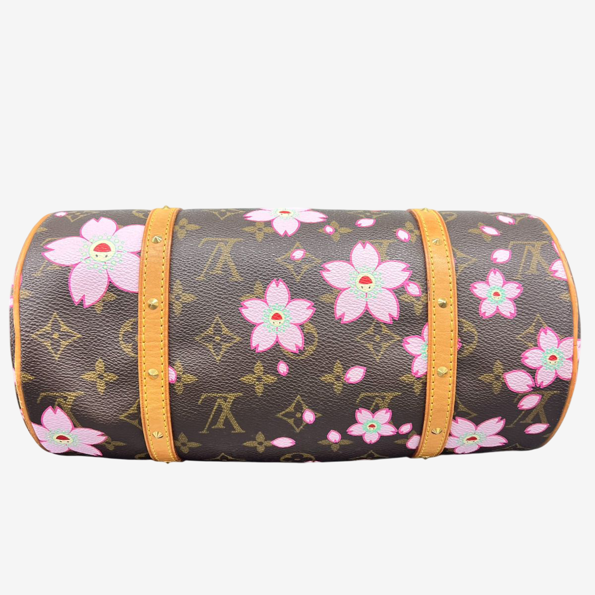 Vintage Louis Vuitton Murakami Cherry Blossom Papillon Bag 2003 Rare Monogram Pink Sakura M92009