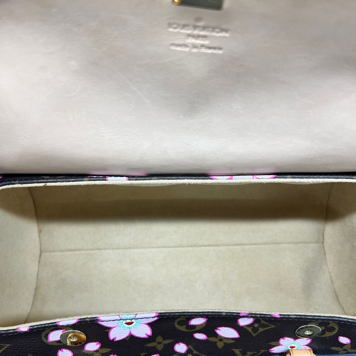 Vintage Louis Vuitton Murakami Cherry Blossom Papillon Bag 2003 Rare Monogram Pink Sakura M92009