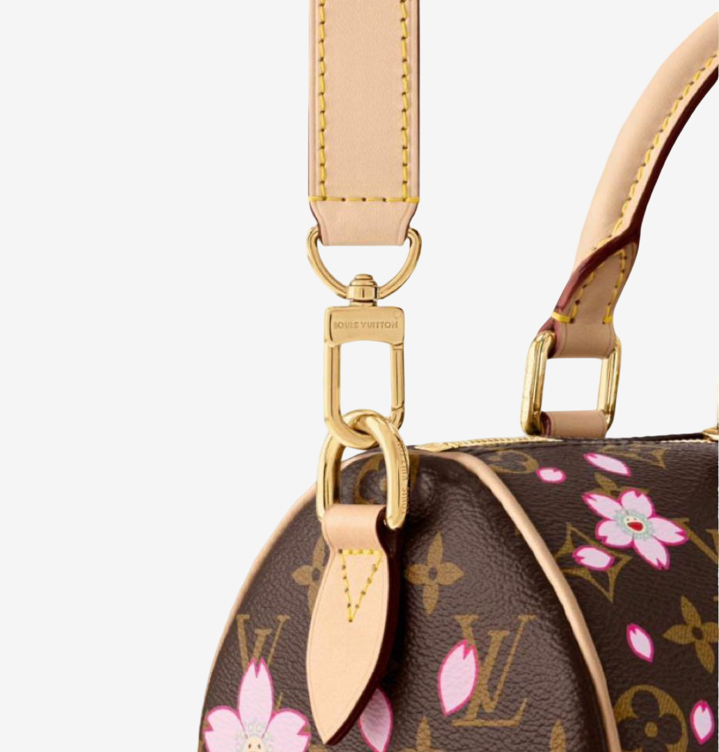 Louis Vuitton x Takashi Murakami Cherry Blossom Sakura Speedy 25 Bandouliere M14174 Handbag
