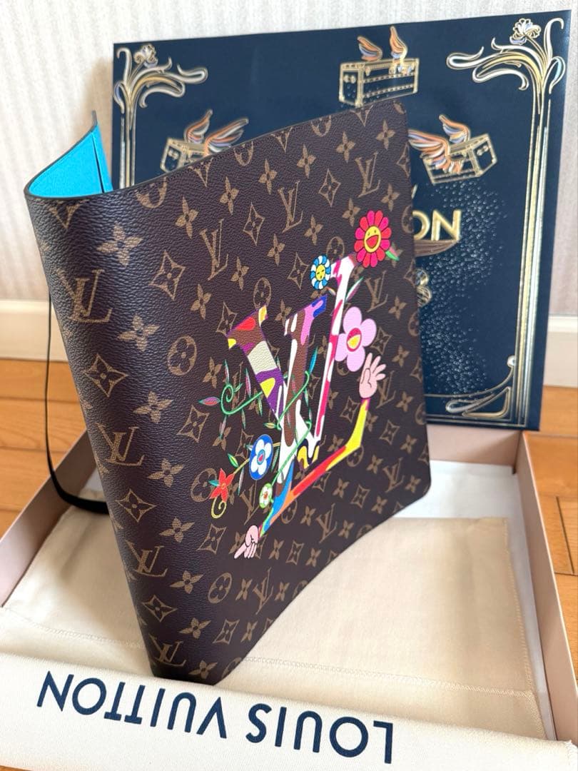 Louis Vuitton Murakami Superflat Binder Japan Exclusive LV TM Monogram Organizer Art Collector Album GI1569