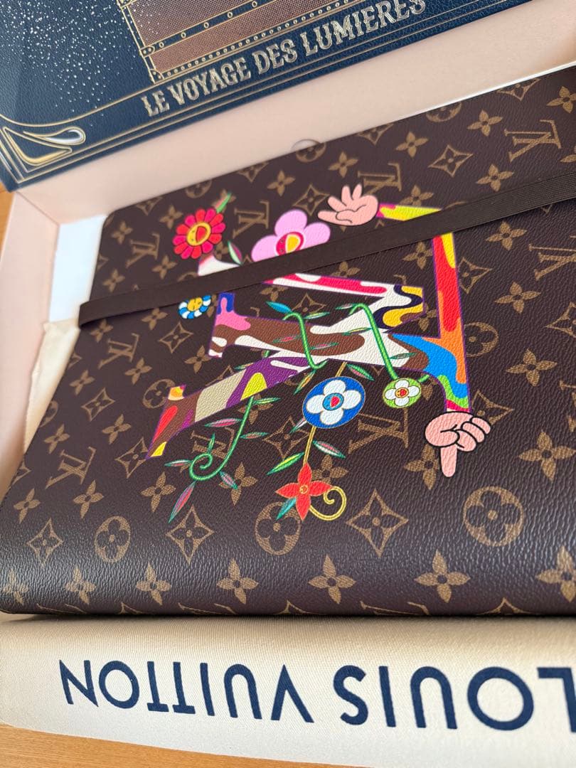 Louis Vuitton Murakami Superflat Binder Japan Exclusive LV TM Monogram Organizer Art Collector Album GI1569