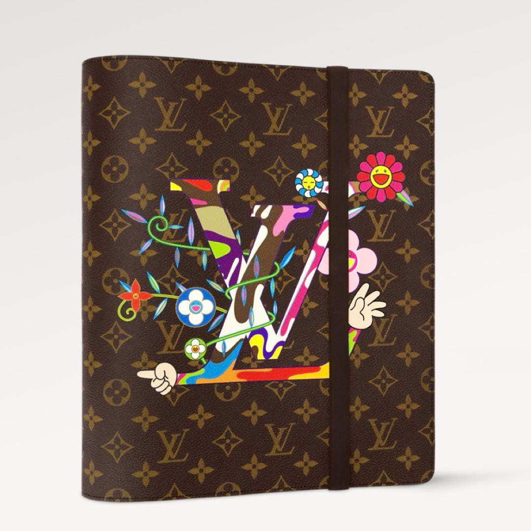 Louis Vuitton Murakami Superflat Binder Japan Exclusive LV TM Monogram Organizer Art Collector Album GI1569
