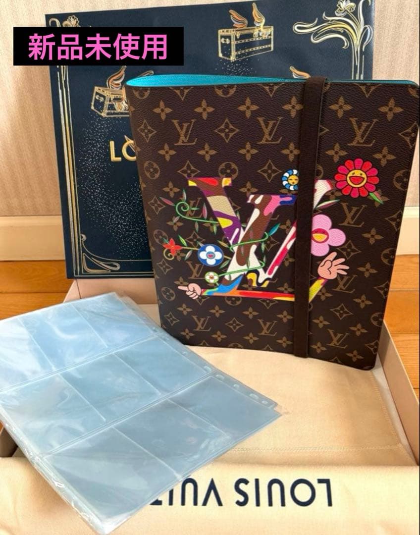Louis Vuitton Murakami Superflat Binder Japan Exclusive LV TM Monogram Organizer Art Collector Album GI1569