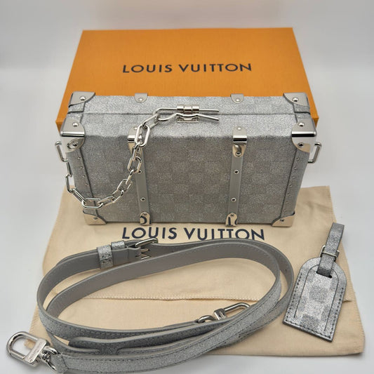 Louis Vuitton Neo Éclipse Glitter Trunk Bag M20329 – Silver Monogram · 2022 Limited Edition · Full Set · Unused S Rank