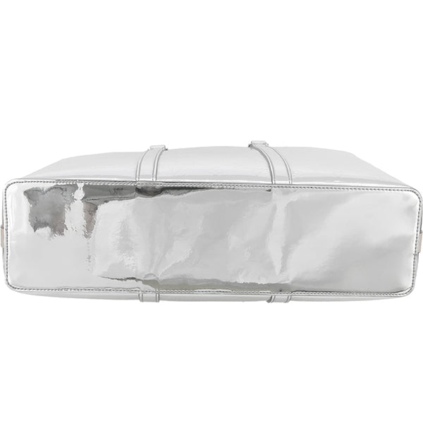 Louis Vuitton Neo PDV Mirror Briefcase M58755 – Silver Monogram Mirror Canvas · Vachetta Handles · Large Men’s Business Bag · RFID Tag · S Rank