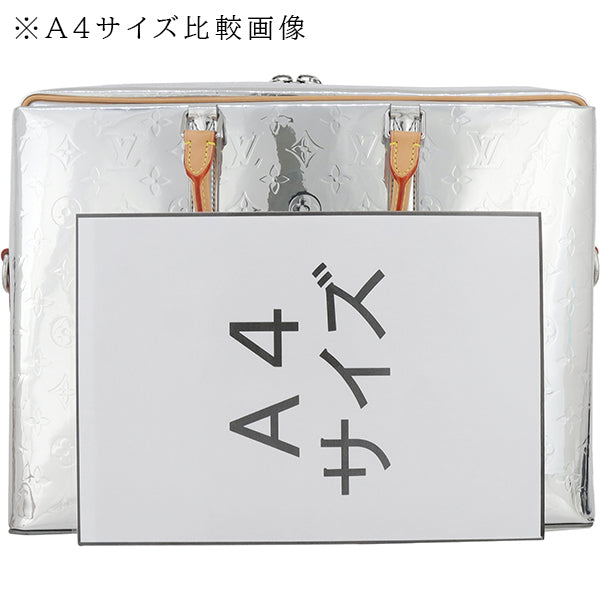 Louis Vuitton Neo PDV Mirror Briefcase M58755 – Silver Monogram Mirror Canvas · Vachetta Handles · Large Men’s Business Bag · RFID Tag · S Rank