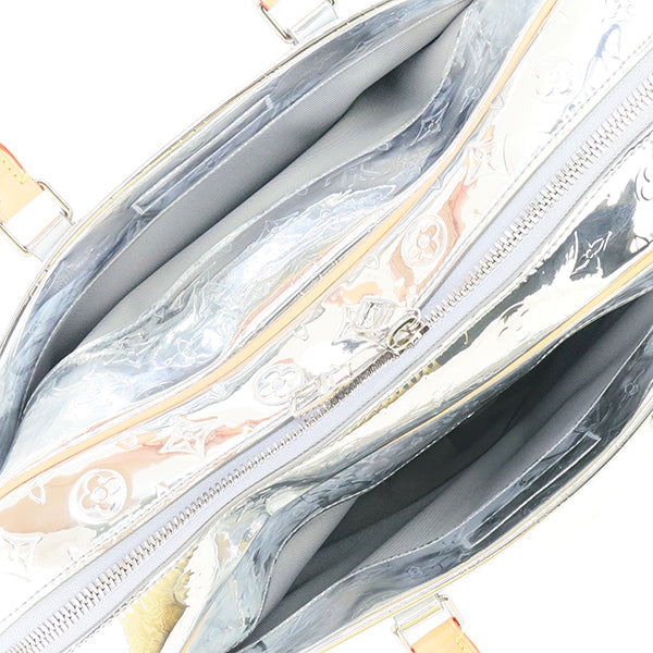 Louis Vuitton Neo PDV Mirror Briefcase M58755 – Silver Monogram Mirror Canvas · Vachetta Handles · Large Men’s Business Bag · RFID Tag · S Rank