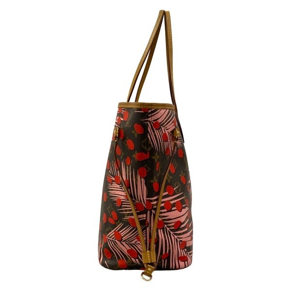 Louis Vuitton Neverfull MM Jungle Dot Monogram 2016 Cruise M41979 Poppy Tote Bag