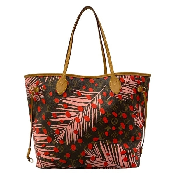 Louis Vuitton Neverfull MM Jungle Dot Monogram 2016 Cruise M41979 Poppy Tote Bag