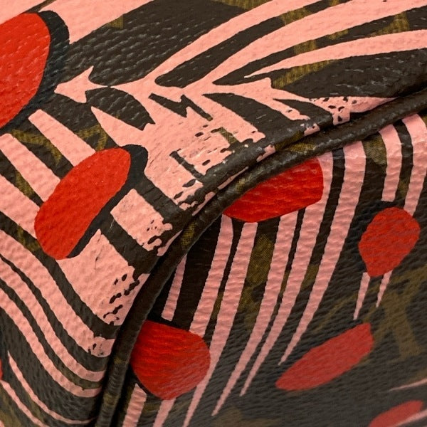 Louis Vuitton Neverfull MM Jungle Dot Monogram 2016 Cruise M41979 Poppy Tote Bag