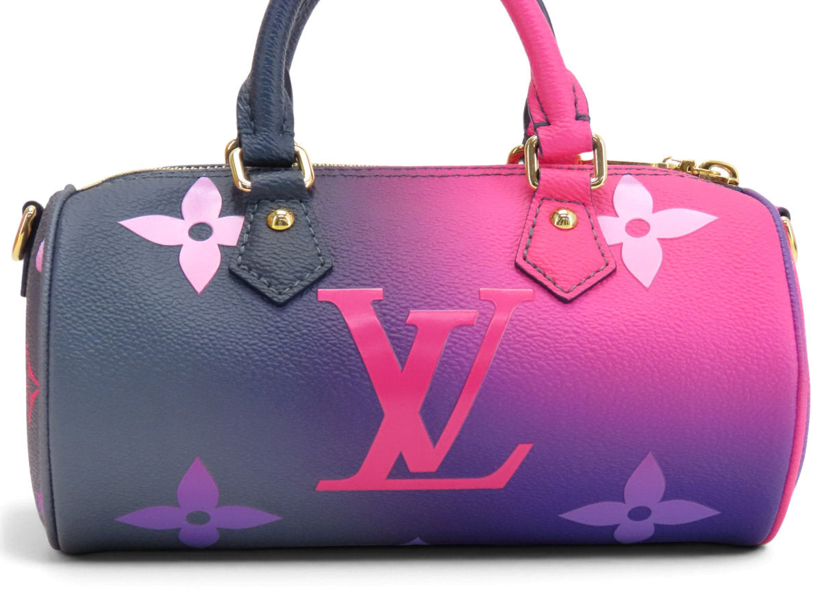 Louis Vuitton Papillon BB M59860, Spring in the City Midnight Fuchsia Monogram Giant Two-Way Bag