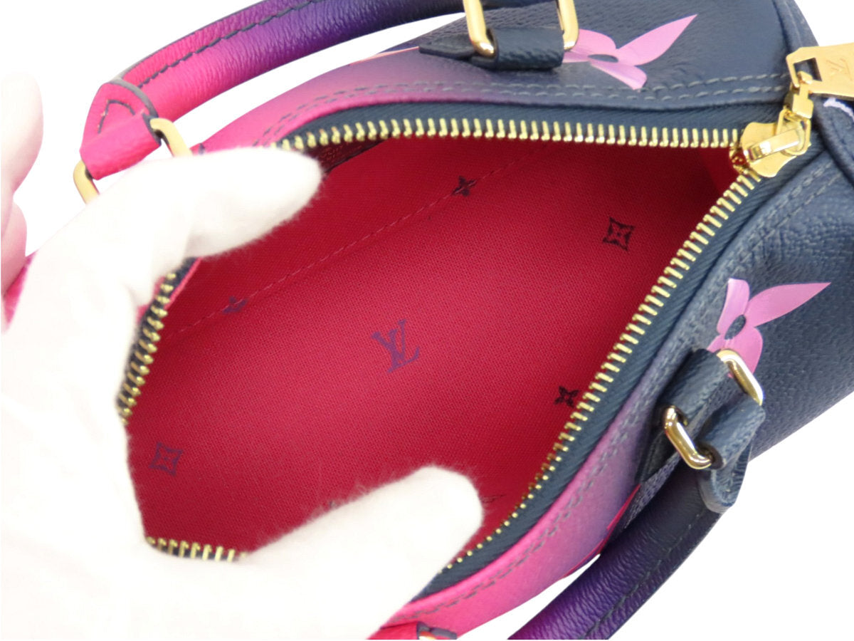 Louis Vuitton Papillon BB M59860, Spring in the City Midnight Fuchsia Monogram Giant Two-Way Bag
