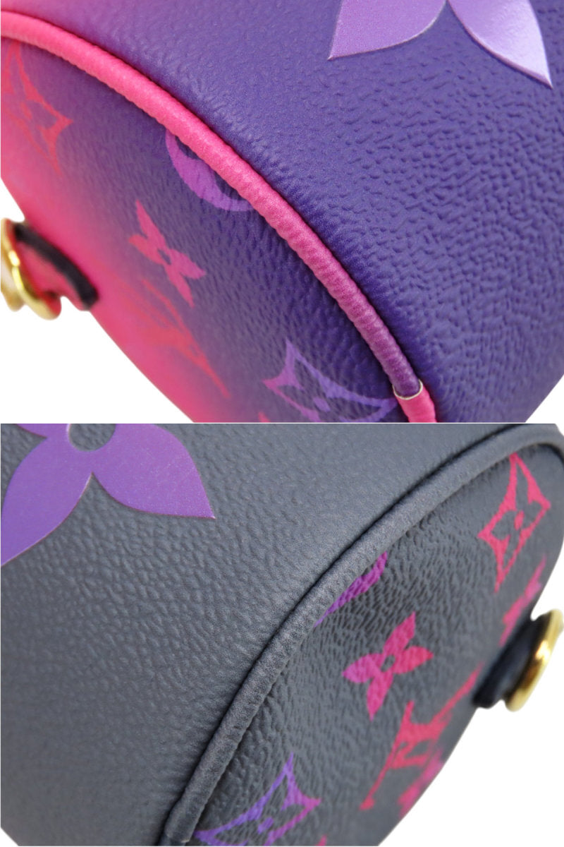 Louis Vuitton Papillon BB M59860, Spring in the City Midnight Fuchsia Monogram Giant Two-Way Bag