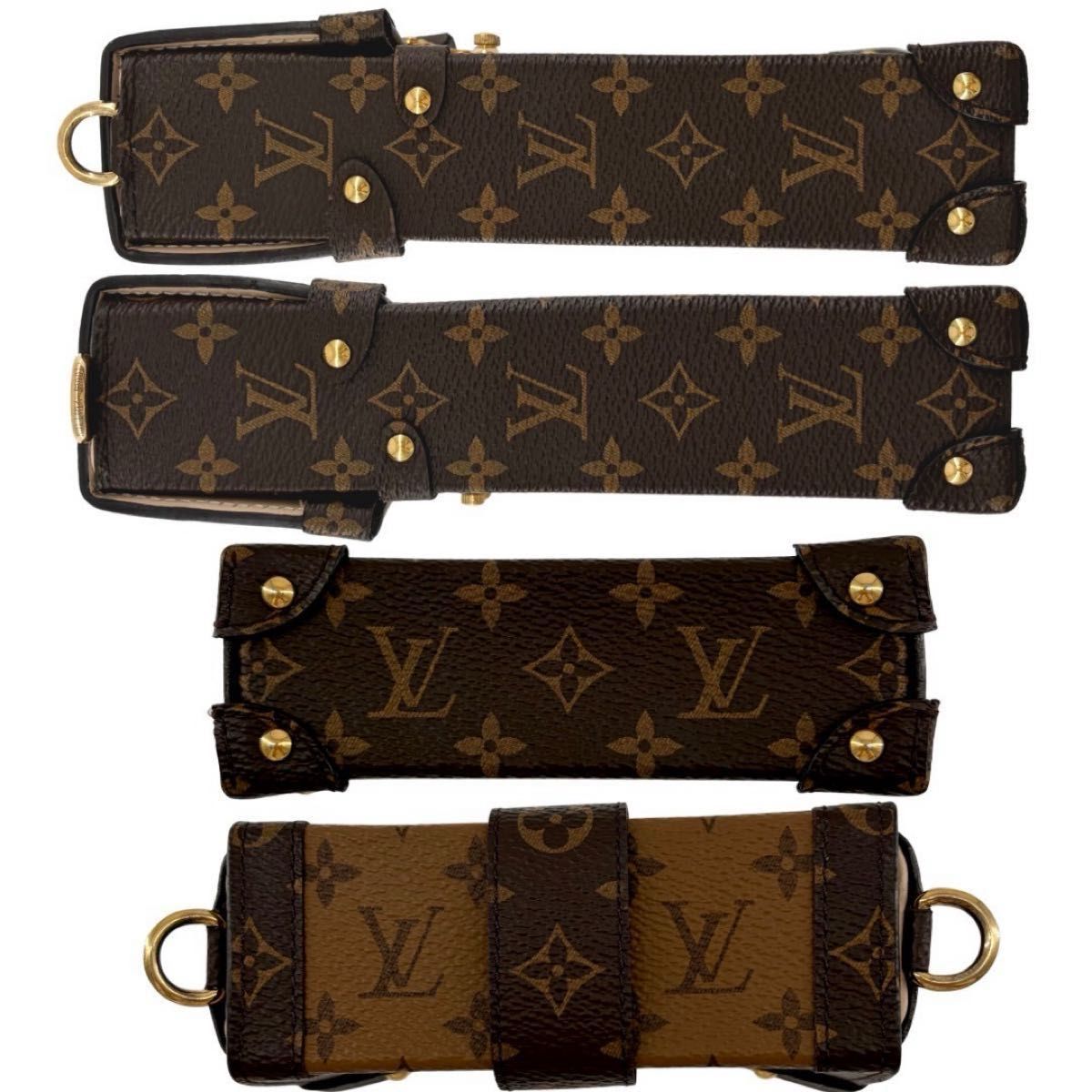 Louis Vuitton Pochette Trunk Vertical M67873 Monogram Reverse Chain Shoulder Bag