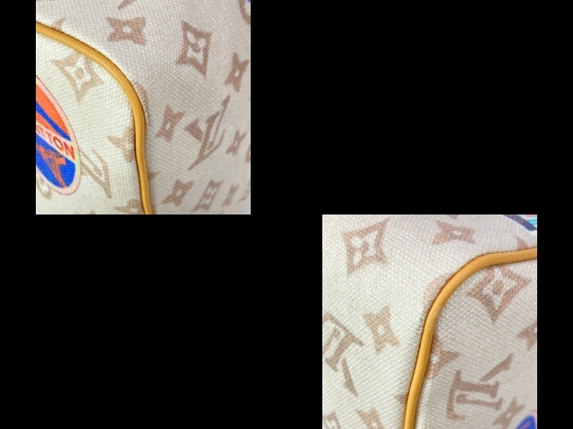 Louis Vuitton Speedy Soft 30 M14587 Monogram Dune Flight Mode Patchwork Travel Bag