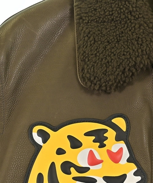 Louis Vuitton Tiger Leather Jacket Size 46 Italy Made Flight Style Luxury Blouson LV Made
