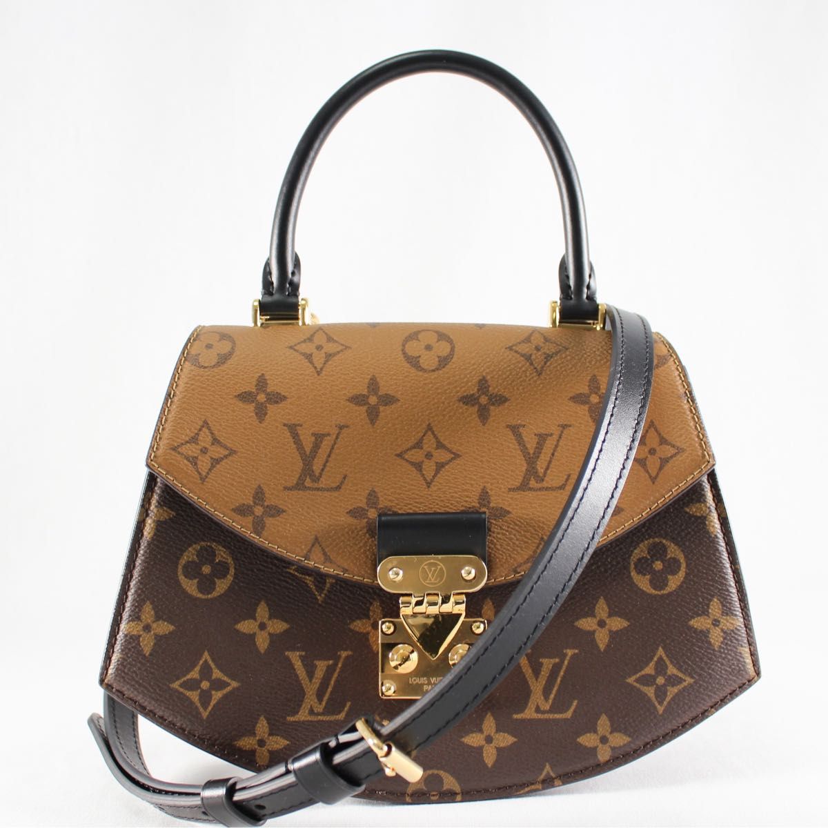 Louis Vuitton Tilsitt M46548 Monogram Reverse 2Way Top Handle Shoulder Bag
