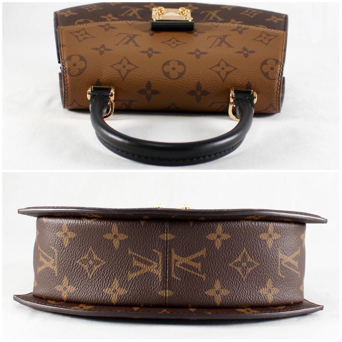 Louis Vuitton Tilsitt M46548 Monogram Reverse 2Way Top Handle Shoulder Bag
