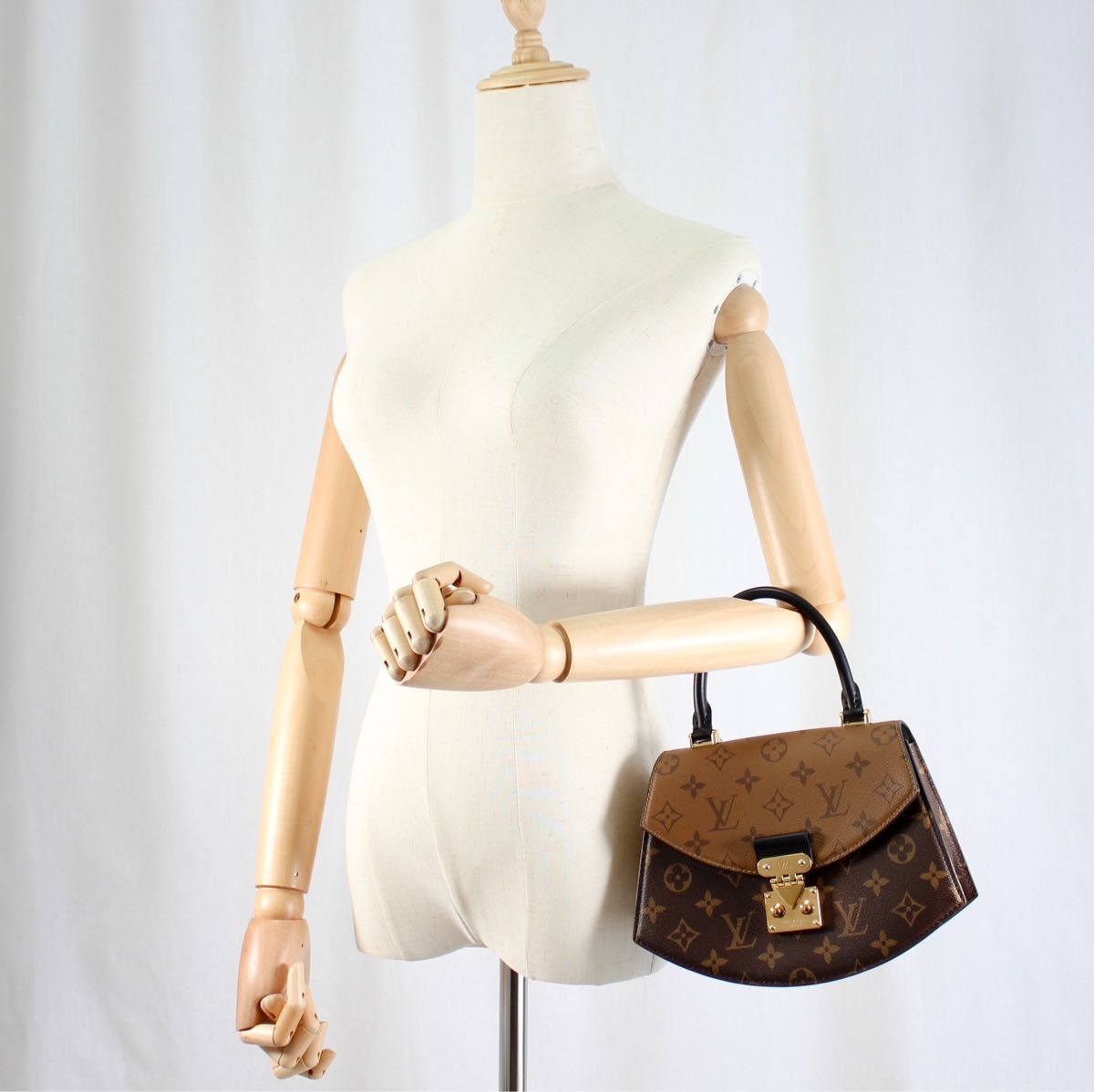 Louis Vuitton Tilsitt M46548 Monogram Reverse 2Way Top Handle Shoulder Bag