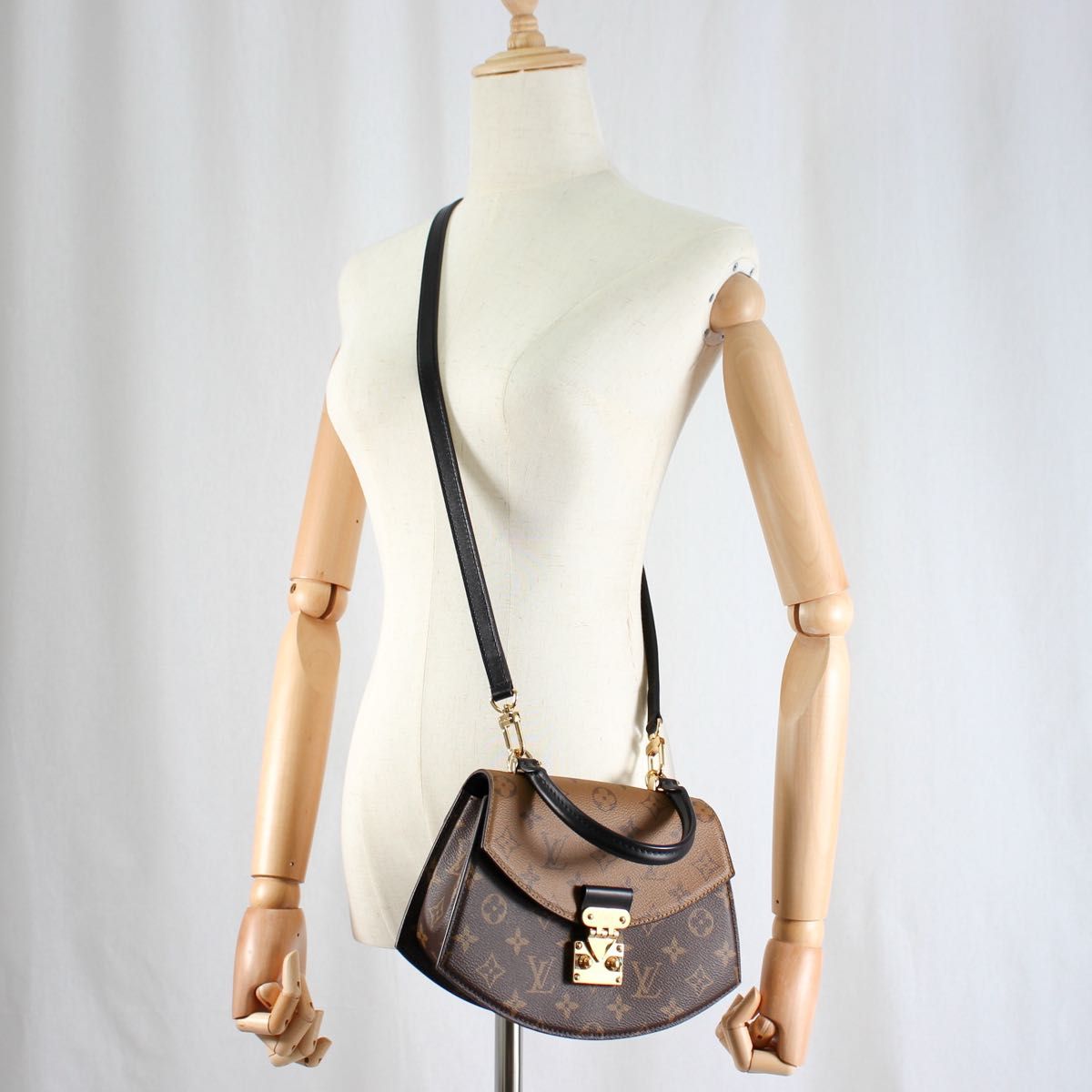 Louis Vuitton Tilsitt M46548 Monogram Reverse 2Way Top Handle Shoulder Bag