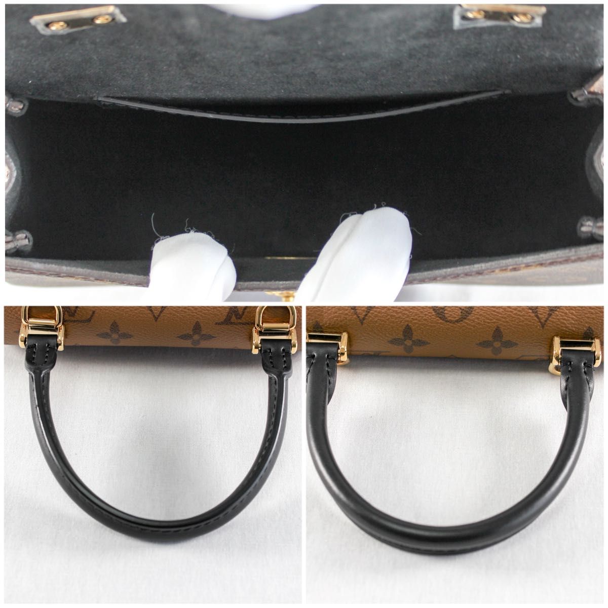 Louis Vuitton Tilsitt M46548 Monogram Reverse 2Way Top Handle Shoulder Bag