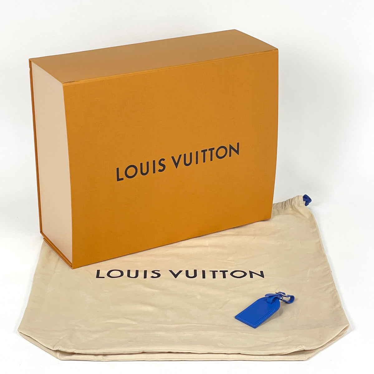 Mochila multibolsillos Louis Vuitton Virgil Abloh Monogram Clouds M45441, lona revestida azul, FW20