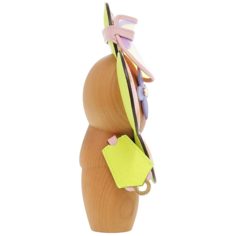 Louis Vuitton Vivienne GI0382 Wood & Leather Collector Object 2019 Orange Purple