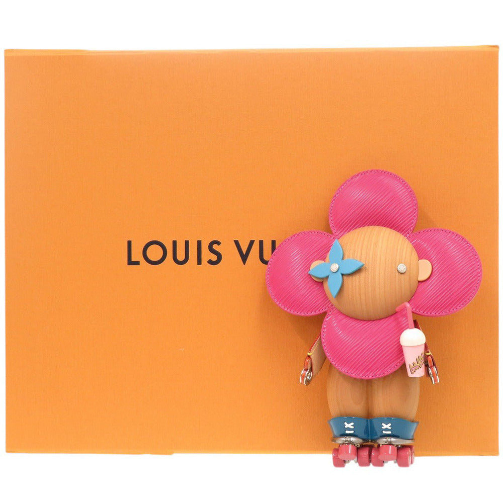 Louis Vuitton Vivienne Roller Skate GI0692 Wood and Pink Leather Figure, 2021, with Storage Box